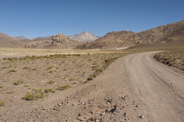 Beautiful bolivian landscape on the road to San Antonio de Lipez - Boliva, South America