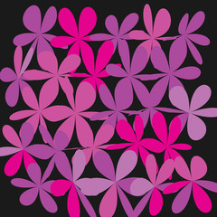 Fototapeta premium Abstract Whimsical Flower Background