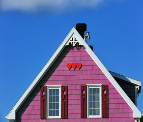 Beige roof top in Magdalein island