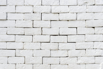 White brickwall texture background