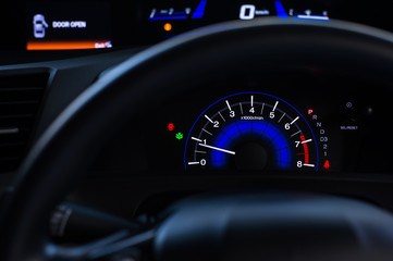 A speed meter is gauge that measures and displays,Car dashboard display symbol