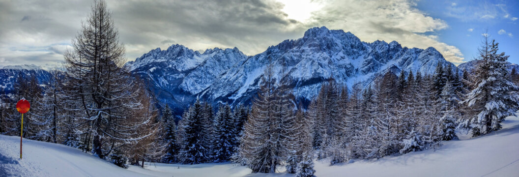 Mountain Panorama of Lienz, Austria