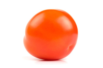 Red tomato isolated on the white background