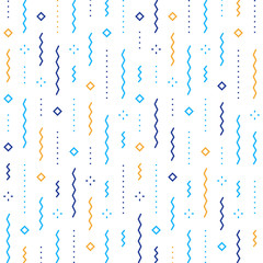 Festive abstract background, falling confetti vector pattern, minimalist decoration, celebration backdrop