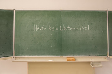 Heute kein Unterricht!