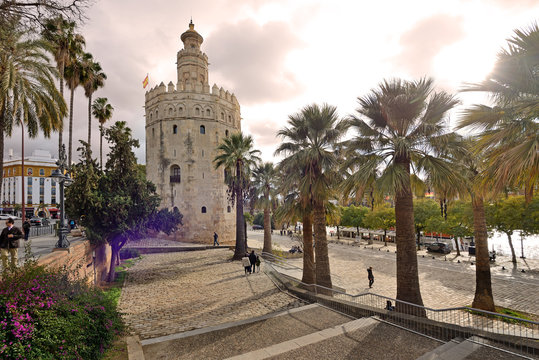 The Gold Tower (La Torre del Oro) Sevilla, Spain