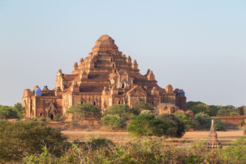 Fototapeta na wymiar Old and damaged Dhammayangyi Temple in Bagan, Myanmar (Burma) on a sunny day.