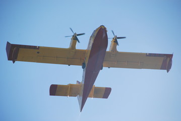 Wasserflugzeug Brand löschen Kroatien