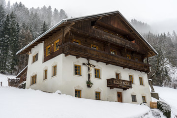 Traditional village house in Austria