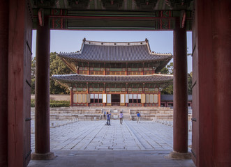 Changdeokgung Palace in Seoul., South Korea