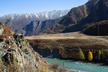 Katun river in the Altai mountains, Russia.