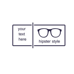 hipster style logo