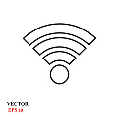 WiFi icon vector