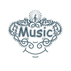 Musical inscription, smile