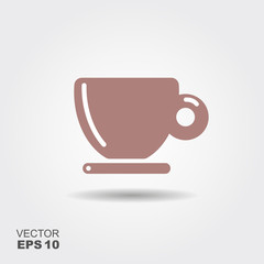 Coffee cup icon , vector illustration