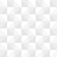 White Seamless Pattern Triangle Square