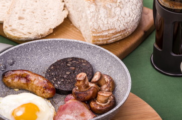 Ulster Fry Breakfast.
Ulster Fry breakfast or all-day breakfast, a selection of fried breakfast...