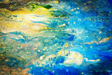 Abstract background of a mix color paints