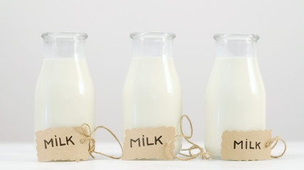 Dairy products. Calcium ,vitamin D and amino acids concept. Fitness lifestyle