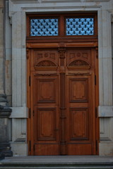 Ancient door in a cathedral.