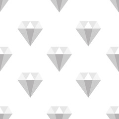Abstract diamond seamless pattern. Geometric background. Vector illustration.