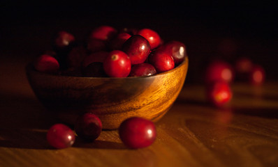 cranberries in the dark