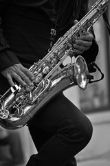 Man playing sax 