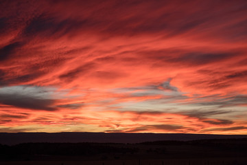 November Sunset in Western Colorado