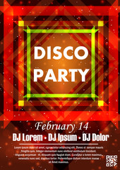 Party poster vector background