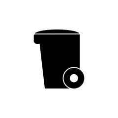 trash box icon. Elements garbage icon. Premium quality graphic design icon. Baby Signs, outline symbols collection icon for websites, web design, mobile app