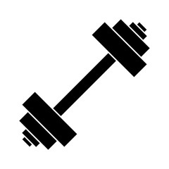 barbell vector icon