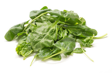 bunch of fresh spinach ready to cook