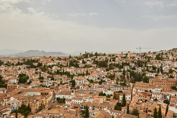 Fototapeta na wymiar View of the city of Granada