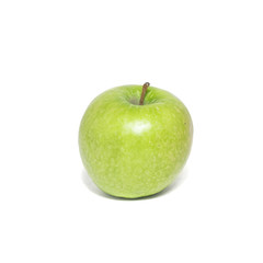 Green apple isolated on white background