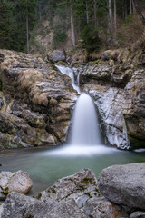 Wasserfall in der Kuhflucht mit Langzeitbelichtung fotografiert