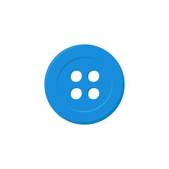 Button for cloth. Vector.