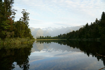 Fototapeta premium Mountain reflection in the lake