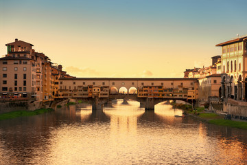 Obraz premium View of Ponte Vecchio. Florence, Italy