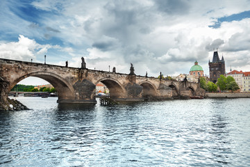 Obraz premium Charles Bridge, Prague, Czech Republic