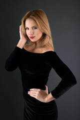 Fototapeta premium Portrait of beautiful young woman