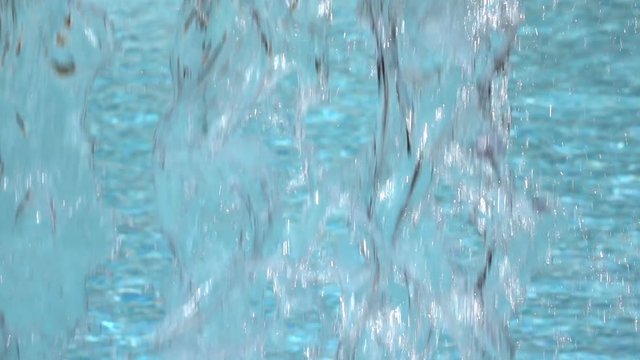 High quality video of splashing water in real 1080p slow motion 250fps