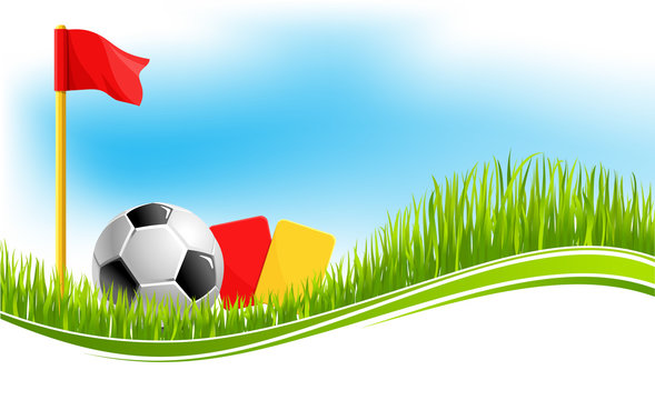 Vector background for football soccer sport