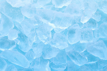 Obraz premium blue ice cube texture background