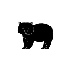 animal Wombat icon. Elements of the fauna of Australia icon. Premium quality graphic design icon. Baby Signs, outline symbols collection icon for websites, web design, mobile app