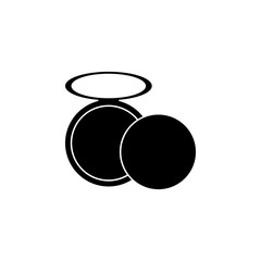 powder icon. Elements of beauty saloon icon. Premium quality graphic design. Signs, outline symbols collection icon for websites, web design, mobile app, info graphic