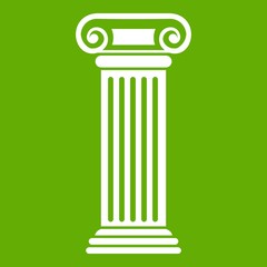 Roman column icon green