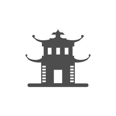 Tower icon. Elements of Chinese culture icon. Premium quality graphic design icon. Baby Signs, outline symbols collection icon for websites, web design, mobile app