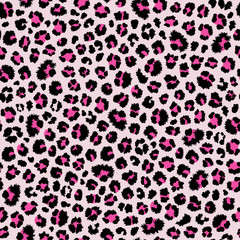 Fototapeta na wymiar Leopard seamless pattern. Animal print. Vector background
