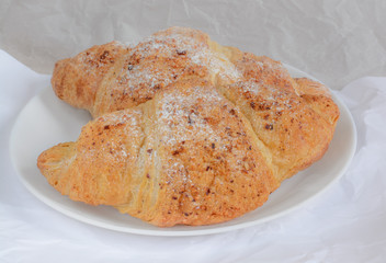 Two croissants