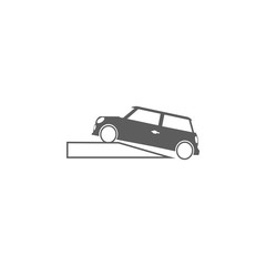 car on a lift icon. Elements of car repair icon. Premium quality graphic design. Signs, outline symbols collection icon for websites, web design, mobile app, info graphic
